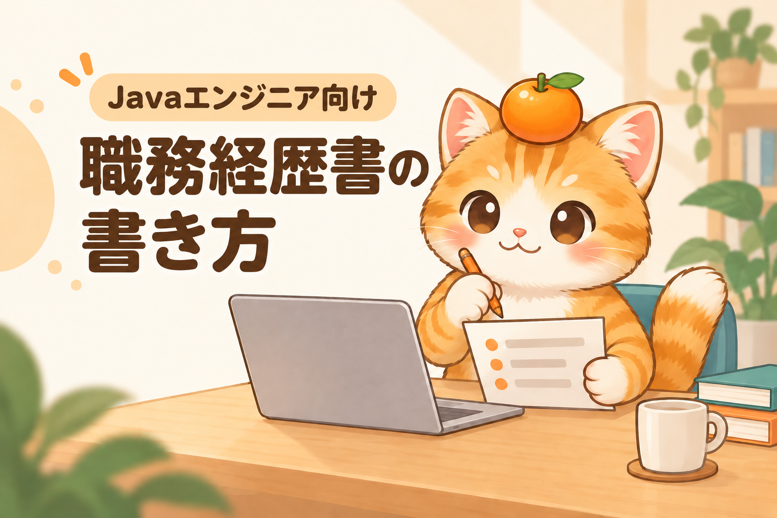 Javaエンジニアの職務経歴書・スキルシートの書き方｜経験を伝える整理術