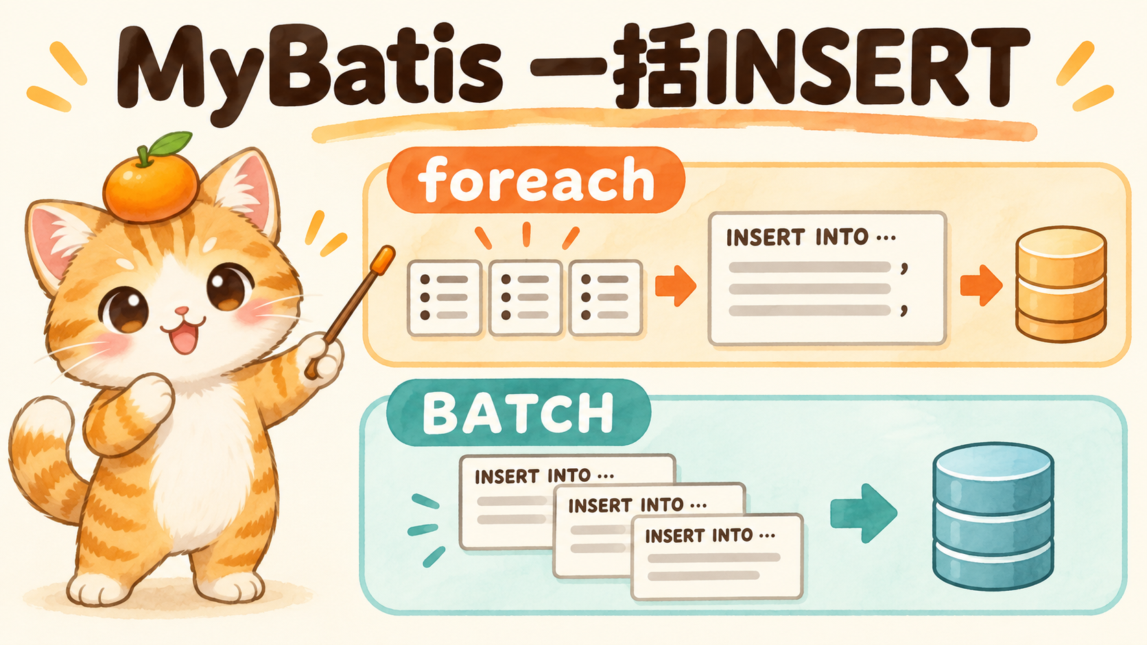 MyBatisで一括INSERTする方法｜foreachとBATCHの使い分け