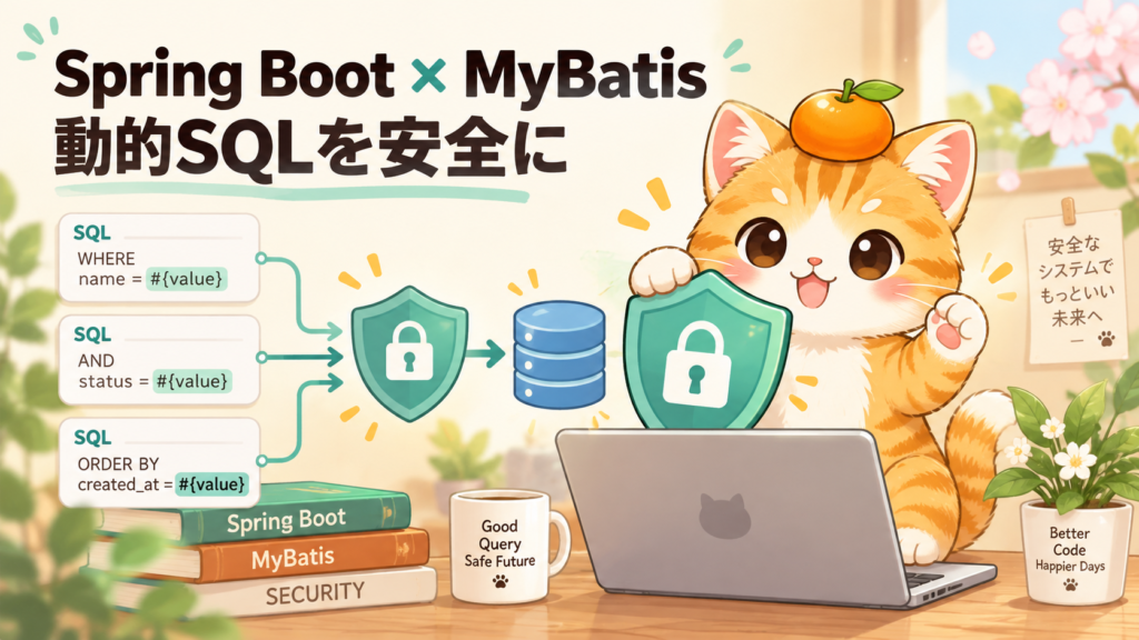Spring BootでMyBatis動的SQLを安全に扱うセキュリティ実践