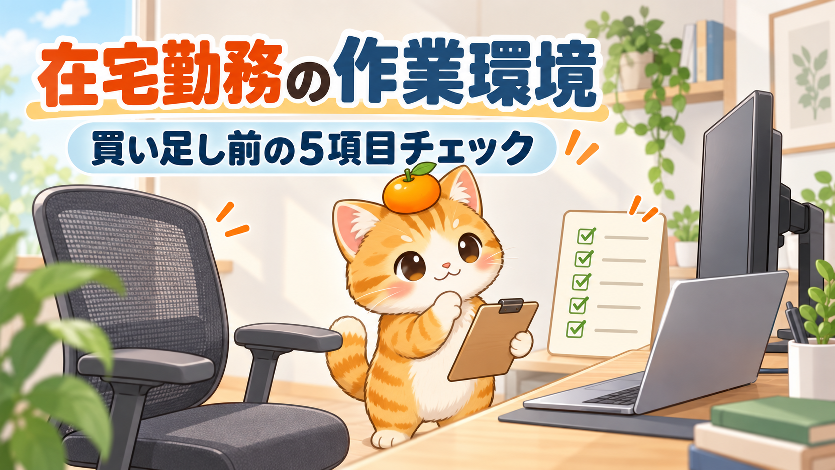 在宅勤務の作業環境の整え方｜エンジニアも買い足し前に確認したい5つのポイント