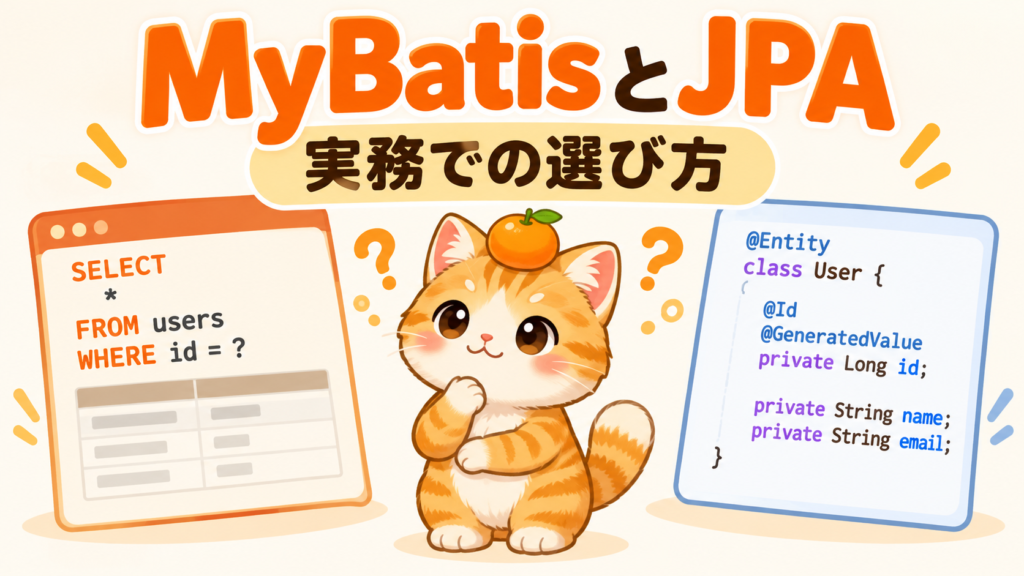 458 mybatis vs jpa
