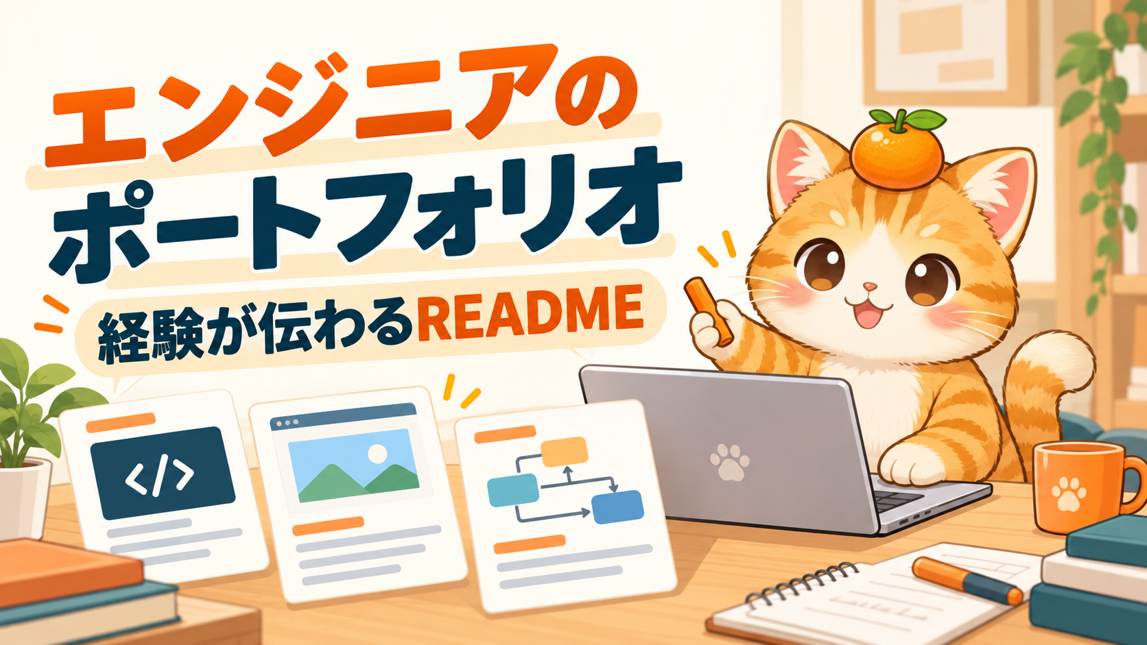 エンジニアのポートフォリオの作り方｜経験が伝わるREADMEと成果物のまとめ方
